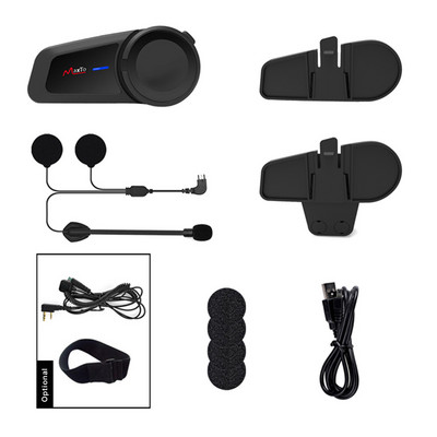 Maxto M2 Motorcycle Group Intercom Аксесоари за каска Оригинални части Мек твърд микрофон 2 в 1 Замяна на слушалки