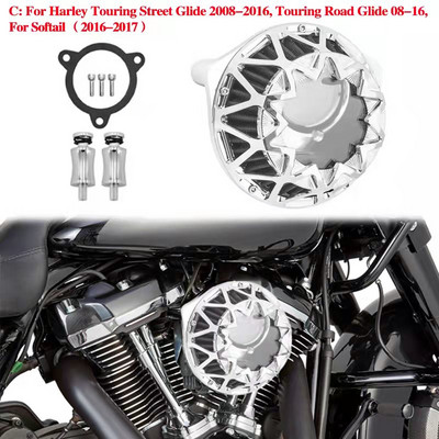 Filtru de admisie pentru filtru de aer CNC Cut Fit pentru Harley Touring Electra Glide Road Glide Street Glide Road King 2004-2022