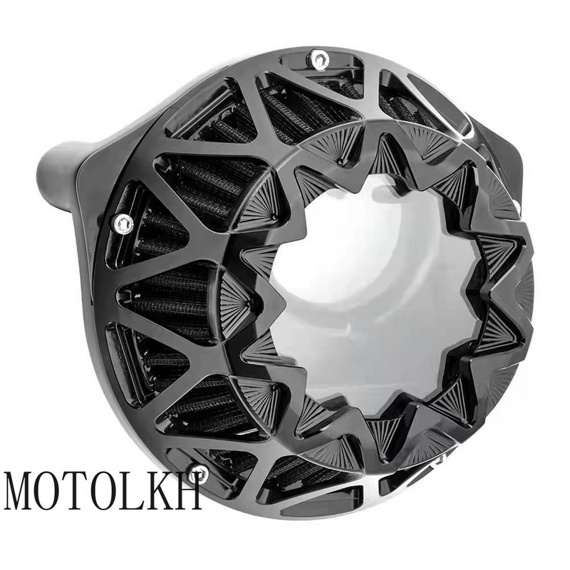 Filtru de admisie pentru filtru de aer CNC Cut Fit pentru Harley Touring Electra Glide Road Glide Street Glide Road King 2004-2022
