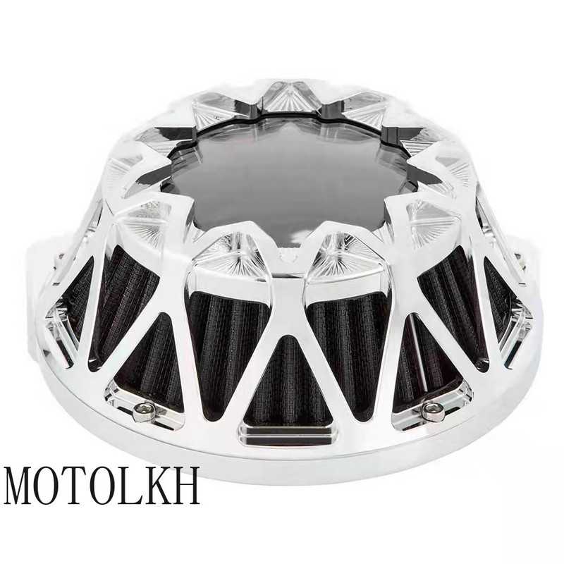 Filtru de admisie pentru filtru de aer CNC Cut Fit pentru Harley Touring Electra Glide Road Glide Street Glide Road King 2004-2022