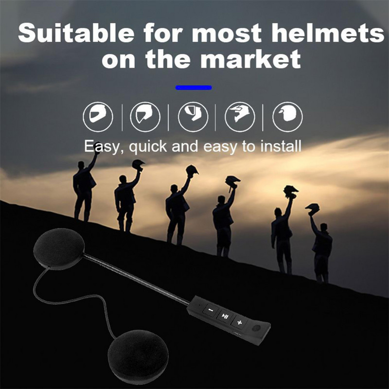 Căști cu cască de motocicletă Bluetooth Căști fără fir pentru călărie Mâini libere Stereo Anti-interferențe Căști automate pentru motocross