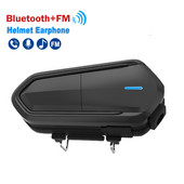 Cască Moto Bluetooth V4.1 Cască Motocicletă Radio FM Căști Stereo Mâini libere Impermeabil pentru programe FM Navigație GPS
