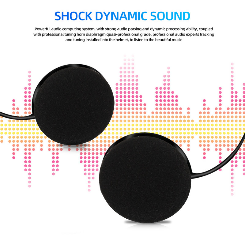 Cască de motocicletă BT11 Plus Cască Bluetooth5.3 fără fir pentru căști stereo Suport răspuns automat Apel Mâini libere Microfon ZW