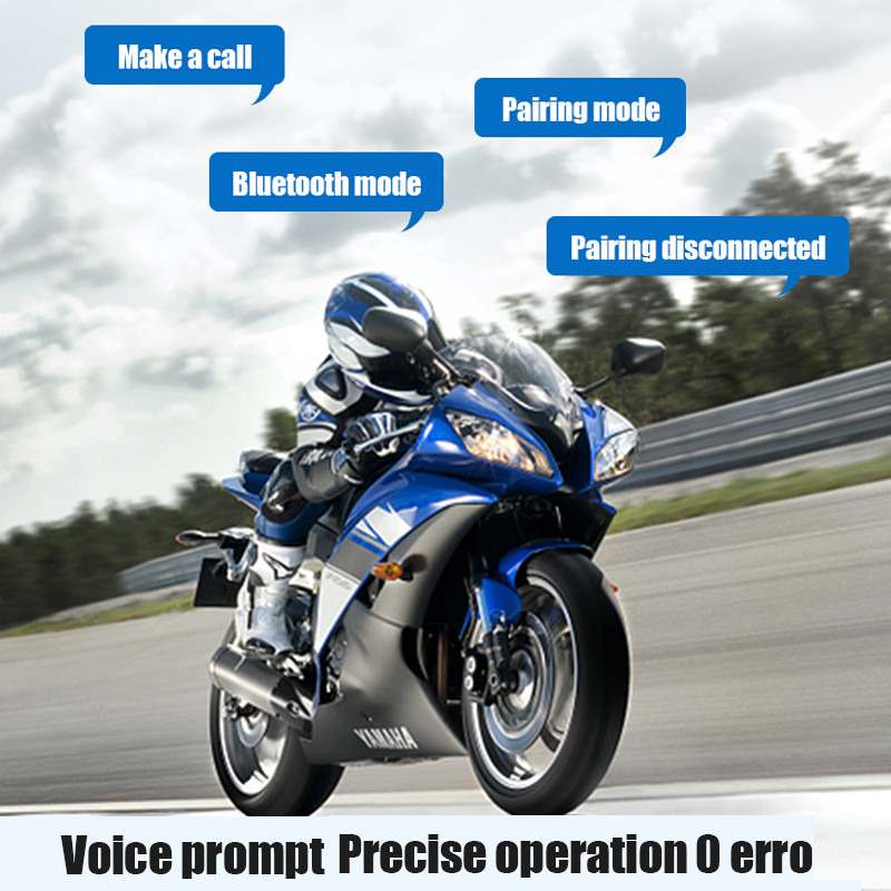 Bluetooth 5.0 motoros sisak fejhallgató 1200mAh vezeték nélküli motoros kihangosító sztereó basszus fülhallgató MP3 hangszóró IP67 vízálló