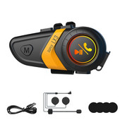 1 buc LX3 Cască de motocicletă Căști Bluetooth Mâini libere cu muzică impermeabilă Cască fără fir Căști Căști luminoase Playe C4V3