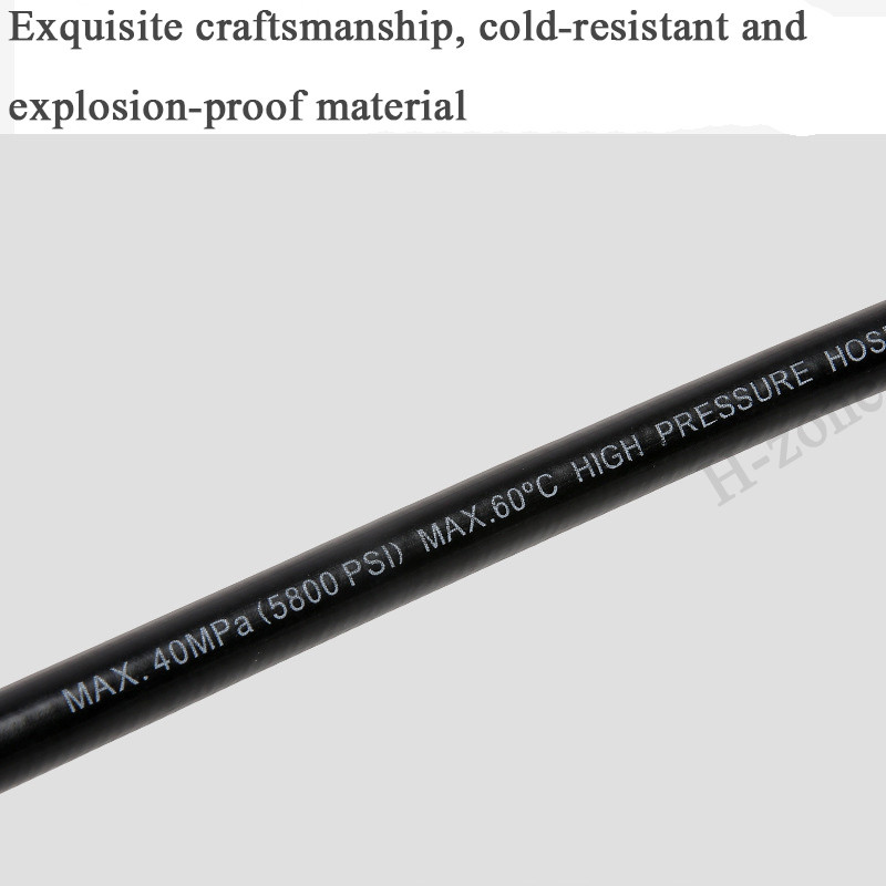 Furtun de pistol pentru mașina de spălat cu înaltă presiune de 5m/10m/15m pentru mașinile de spălat din seria Karcher K2-K7 Furtun dedicat 5800psi rezistent la frig, rezistent la explozie