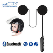 Cască cu cască pentru motor Bluetooth V5.0 Căști stereo fără fir pentru motociclete Suport difuzor Răspuns automat Apel Mâini libere Microfon