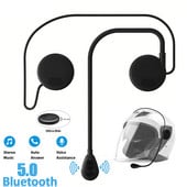 Cască Moto Căști Bluetooth 5.0 Căști pentru motociclete Difuzor ultra-subțire fără fir Căști Apel Mâini libere Player muzical MP3