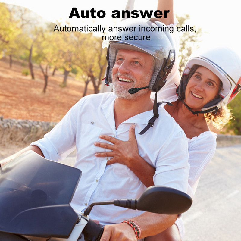 Cască Moto Căști Bluetooth 5.0 Căști pentru motociclete Difuzor ultra-subțire fără fir Căști Apel Mâini libere Player muzical MP3