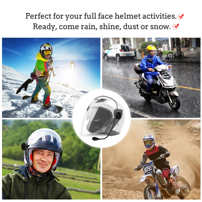 Cască Moto Căști Bluetooth 5.0 Căști pentru motociclete Difuzor ultra-subțire fără fir Căști Apel Mâini libere Player muzical MP3