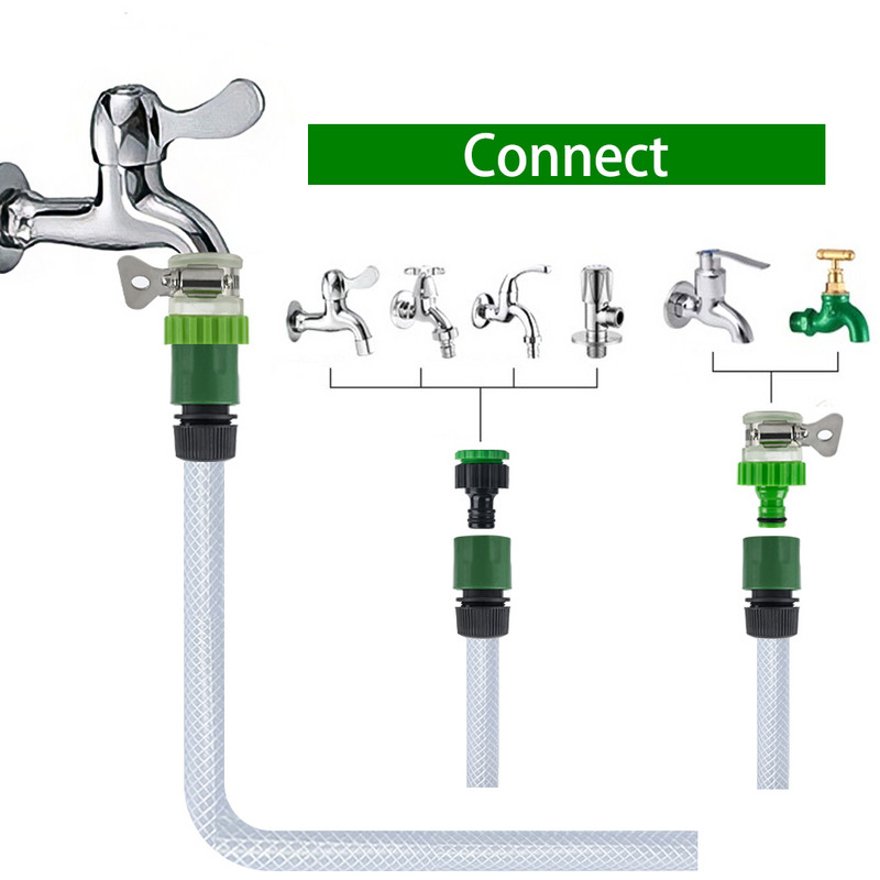 Furtun de grădină Kit pistol cu spălătorie pentru spălarea mașinii Pistol cu pulverizare pentru curățarea mașinii Perie Furtun de apă Kit pistol cu săpun Kit de curățare cu spumă