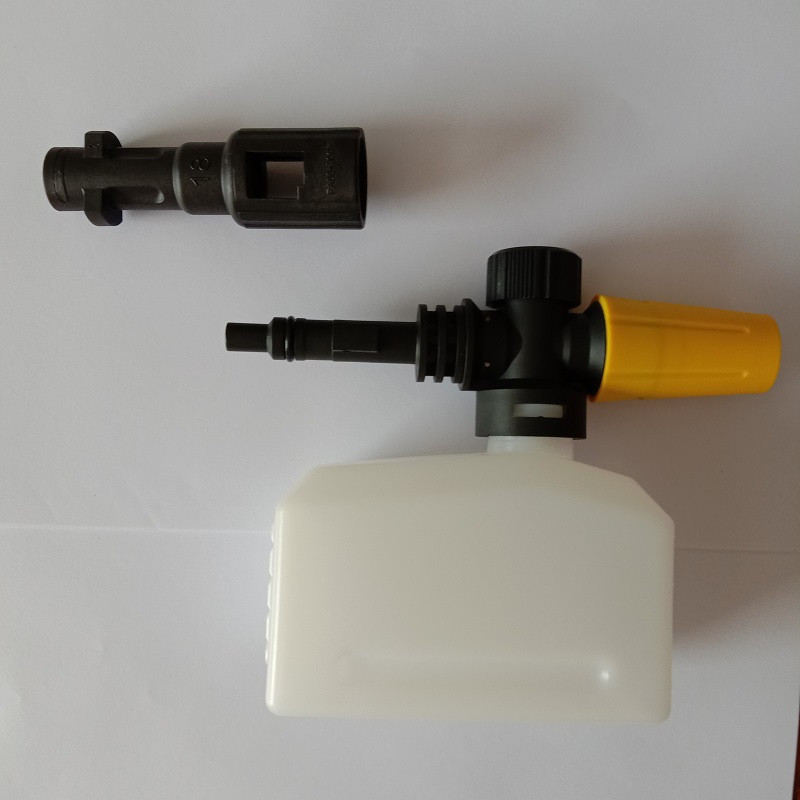 Pistol electric de spălat auto cu litiu fără fir de 400 ml oală cu spumă oală cu spumă de înaltă presiune pentru spălătorie auto cu spumă reglabilă