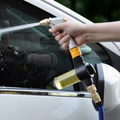 Pistol de pulverizare cu apă de înaltă presiune, duză din alamă metalică, furtun de grădină, țeavă, gazon, pulverizator de spălat auto, aspersor, instrument de spălare auto, pistoale de apă