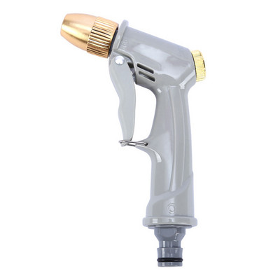 Pistol de pulverizare cu apă de înaltă presiune, duză din alamă metalică, furtun de grădină, țeavă, gazon, pulverizator de spălat auto, aspersor, instrument de spălare auto, pistoale de apă