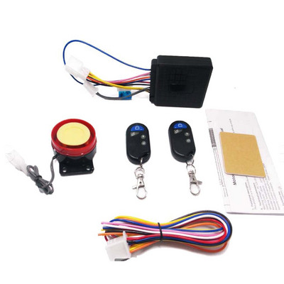 Remote Arming/Disarming Anti-theft Alarm Security System Motorcycle Scooter Remote Control Engine Start