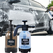 2 literes kézi autómosó hab locsolókanna légnyomású permetező műanyag fertőtlenítő vizes palack Auto tisztító tartozékok