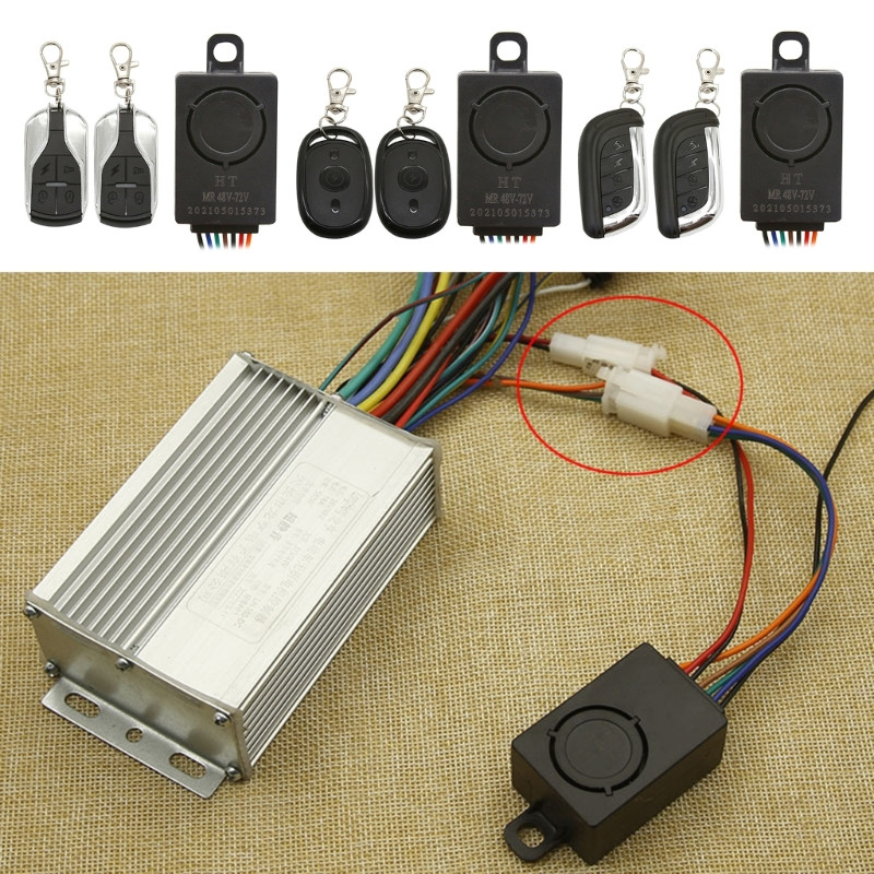 Motociklo apsaugos nuo vagystės signalizacija Nuotolinis variklio užvedimas Elektrinis dviratis, atsparus vandeniui, didelės galios apsaugos signalizacija Moto vagystė