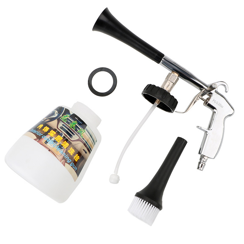 1L 6-9,2 Bar Automobilio vidaus ir išorės gilaus valymo įrankis aukšto slėgio ploviklis 3 tipų EU/JP/US automobilių valymo putų įrankis, nešiojamas