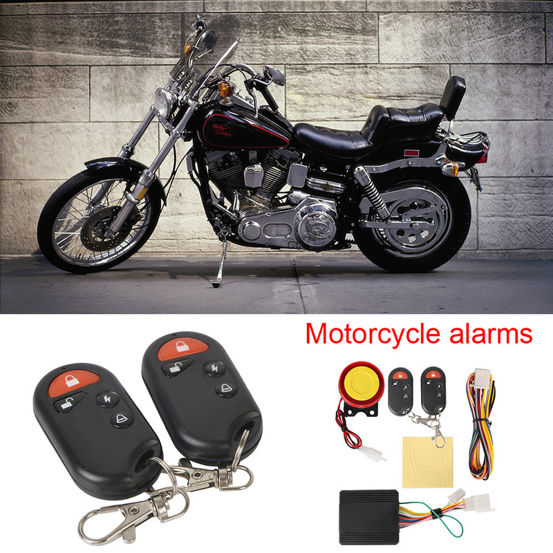Sistem de alarmă de avertizare pentru motociclete 12V Set difuzoare de control Alertă de securitate Bicicletă electrică ATV Pit Dirt Bike Accesorii universale