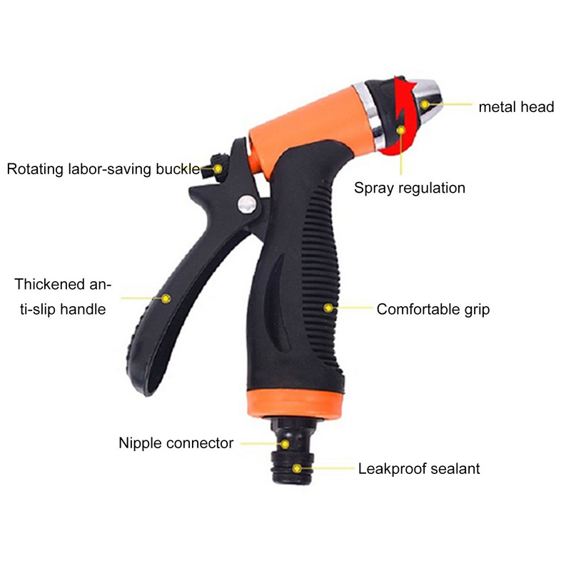 Spălătorie auto 12 V Pompă pentru pistol Mașină de spălat auto Curățător de înaltă presiune Îngrijire mașină Mașină de spălat rufe portabilă Dispozitiv de curățare electrică