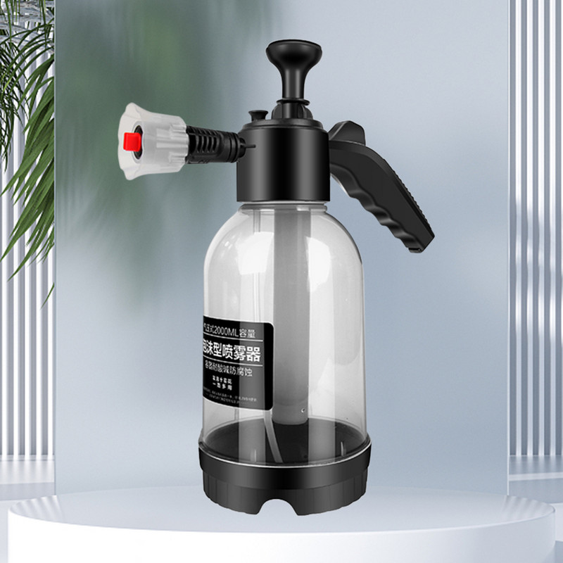 Ghiveci de flori pentru udare manuală cu capacitate mare de 2L Pulverizator de mână pentru mașină Instrument de spălat cu spumă delicată bogată Instrument de curățare automată