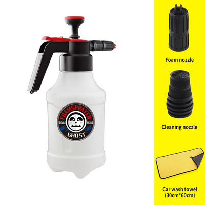 Accesorii pentru spălătorie auto Pulverizator de apă acționat manual de 2 l, tun cu spumă, mașină de spălat cu presiune, pentru curățarea mașinii, spumă de zăpadă, lance, udarea grădinii