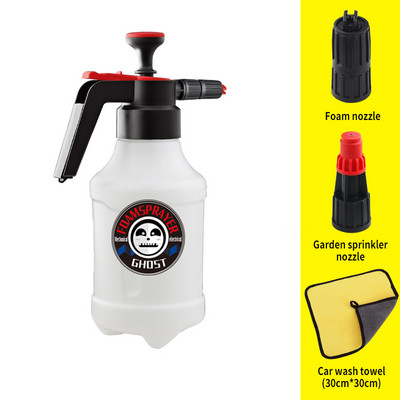 Accesorii pentru spălătorie auto Pulverizator de apă acționat manual de 2 l, tun cu spumă, mașină de spălat cu presiune, pentru curățarea mașinii, spumă de zăpadă, lance, udarea grădinii