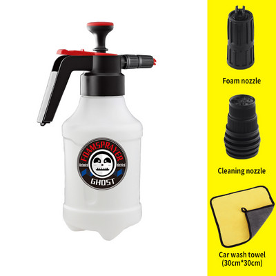 Accesorii pentru spălătorie auto Pulverizator de apă acționat manual de 2 l, tun cu spumă, mașină de spălat cu presiune, pentru curățarea mașinii, spumă de zăpadă, lance, udarea grădinii