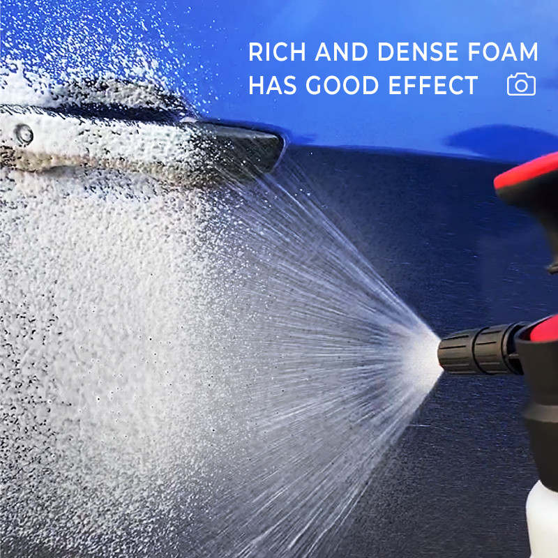 Accesorii pentru spălătorie auto Pulverizator de apă acționat manual de 2 l, tun cu spumă, mașină de spălat cu presiune, pentru curățarea mașinii, spumă de zăpadă, lance, udarea grădinii