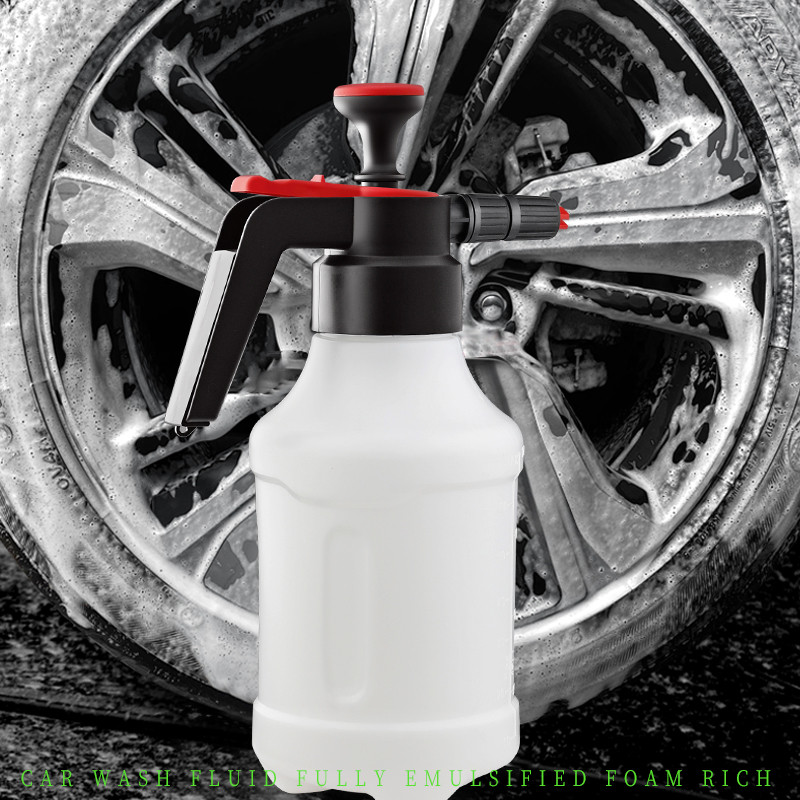 Accesorii pentru spălătorie auto Pulverizator de apă acționat manual de 2 l, tun cu spumă, mașină de spălat cu presiune, pentru curățarea mașinii, spumă de zăpadă, lance, udarea grădinii