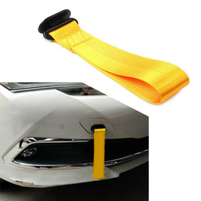 Rally Hook Tow Strap Rear/Front Bumper Streamers Tow Towing Belt Car Decor Modification Nylon Rope Rally Hook Universal