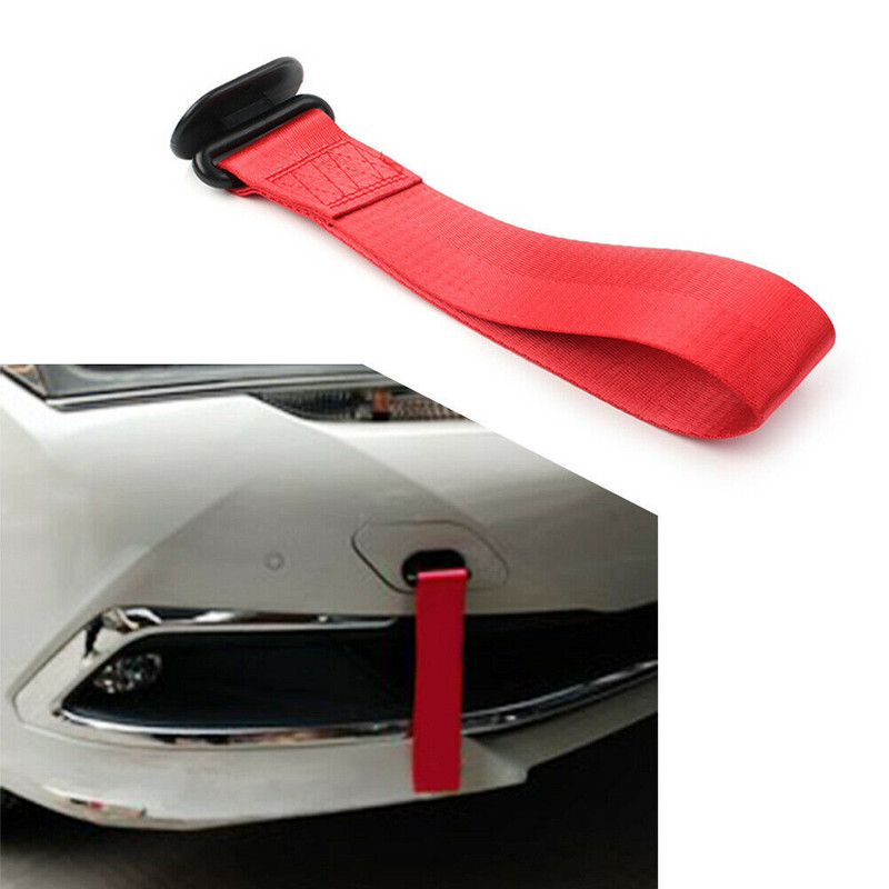 Ralio kablys vilkimo diržas galinis / priekinis buferis, sraigės, vilkimo diržas, automobilio dekoro modifikacija, nailono virvė Ralio kablys universalus