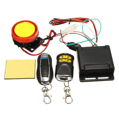 12V Car High Power Siren Security Alarm System Remote Control Anti-theft Motorcycle Bike Waterproof High Power
