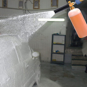 Κανόνι αφρού πλυσίματος με πίεση για πλυντήριο αυτοκινήτων, λόγχη αφρού χιονιού με πρόσφατα αναβαθμισμένο καλά σφραγισμένο βύσμα, γρήγορη σύνδεση 1/4 ίντσας