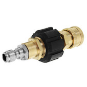Magasnyomású mosó adapter készlet M22 - 1/4 hüvelykes gyorscsatlakozó készlet, M22 14 mm - 1/4 hüvelykes gyorscsatlakozó készlet