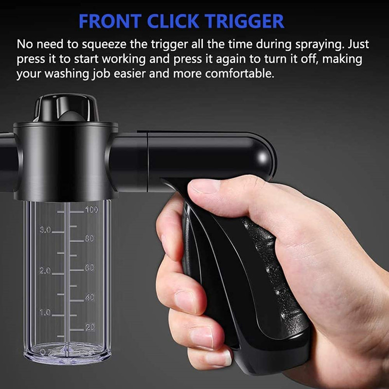 Duză pentru furtun de presiune Pistol de spumă 8 în 1 Pistol de pulverizare cu jet Dozator de săpun Adăpare de grădină Cal câine Instrument de spălat auto pentru animale Dropshipping