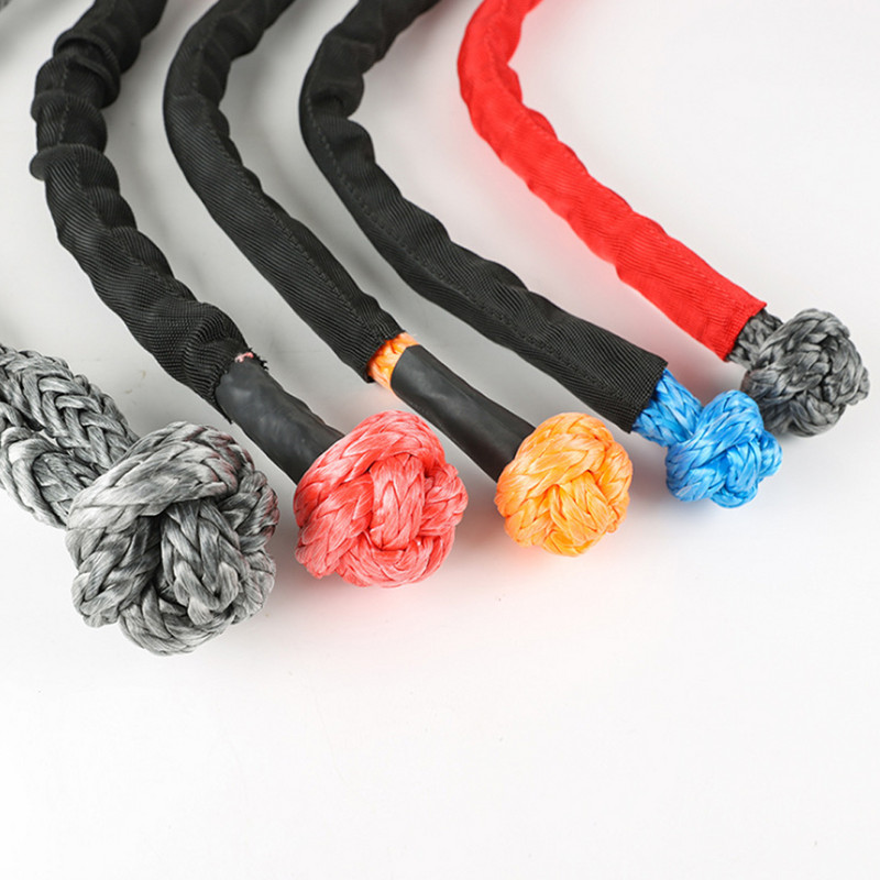 Cătuș Frânghie Cureaua Troliu Recuperare Curele de remorcare Nailon sintetic Protecție de remorcare Arboresc Cablu mașină Conector de smuls pentru vehicul Cârlig Greu