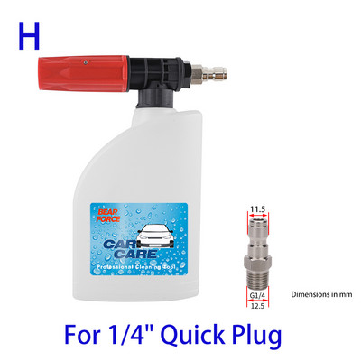 Mașină de spălat cu presiune Spumă de zăpadă Lance Duză pentru spumă Aparat de spălat auto pentru mașină de spălat cu presiune Karcher Elitech Daewoo Bort AR Bosche Mac
