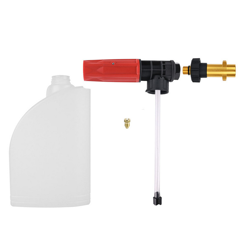 Mașină de spălat cu presiune Spumă de zăpadă Lance Duză pentru spumă Aparat de spălat auto pentru mașină de spălat cu presiune Karcher Elitech Daewoo Bort AR Bosche Mac