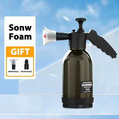Pompă de mână ROUE Pulverizator de spumă Pistol cu spumă de zăpadă Duză pentru spumă Spălătorie de mașini Sticlă de pulverizare Curățarea geamurilor mașinii pentru spălarea mașinii acasă