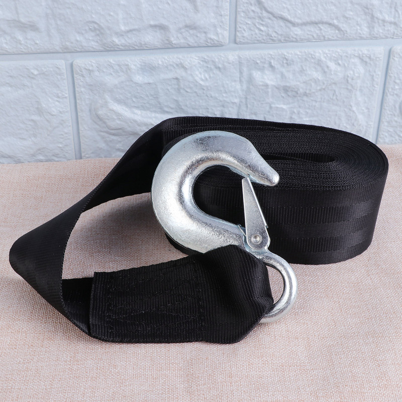 1 set 6 m 2 tone frânghie pentru remorcă pentru mașină, practic, durabil, în aer liber, kit de urgență, frânghie de remorcare, curea pentru troliu, remorcă pentru mașină cu cârlig