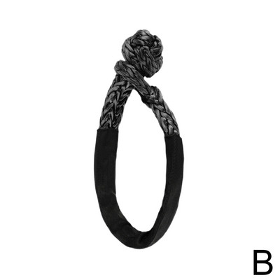 55000lbs 1/2"x22" Rezistent la spargere Sintetic moale de protecție Heavy Duty chingă frânghie mânecă cătuș offroad cu remorcare cătuș E5C5