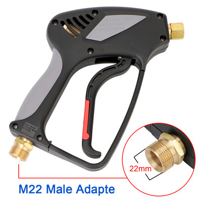 Pistol de spălat cu înaltă presiune 280 Bar 4000 Psi M22 Masculin G1/4 Adaptor filet femel cu eliberare rapidă pentru mașină Spuma de zăpadă Unelte pentru pulverizator