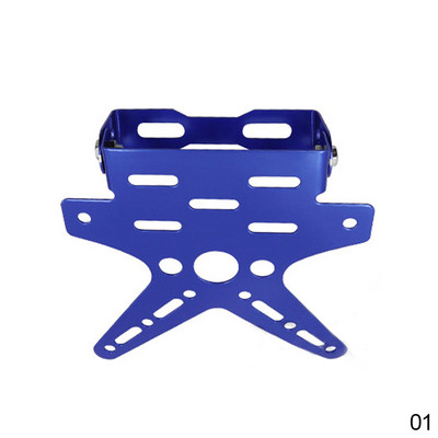 Suport pentru plăcuță de înmatriculare de motocicletă universal din aliaj Suport de montare Aluminiu ajustat Capac plăcuță de înmatriculare