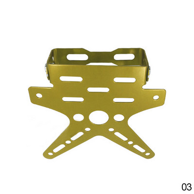 Suport pentru plăcuță de înmatriculare de motocicletă universal din aliaj Suport de montare Aluminiu ajustat Capac plăcuță de înmatriculare