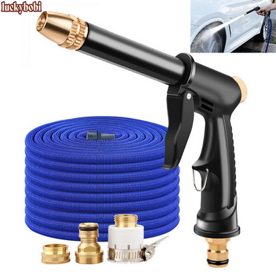 Portable High-Pressure Water Gun For Cleaning Car Wash Machine Garden Watering Hose Nozzle Sprinkler Foam Water Gun Accessories