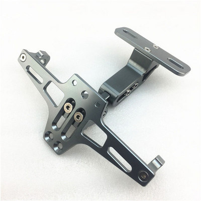 Universalus motociklo aliuminio valstybinio numerio laikiklio laikiklis, skirtas YAMAHA NMAX 155 MT-03 MT03 YS 150 KAWASAKI Z900 Z1000 VFR 400