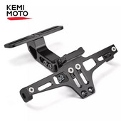 KEMiMOTO Eliminator de aripi pentru motociclete Suport reglabil pentru plăcuță de înmatriculare LED pentru BMW R1200GS F850GS F750GS F850GS pentru Honda