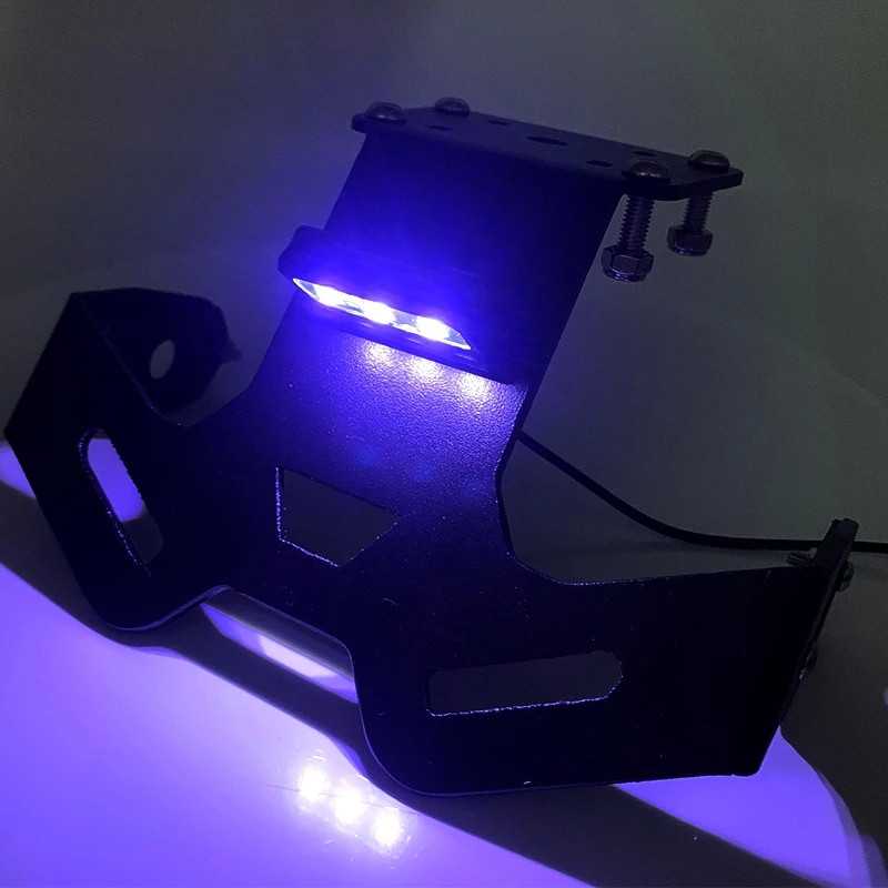 Pentru YAMAHA MT125 MT-125 MT15 MT-15 2018-2022 Suport de fixare al plăcuței de înmatriculare din spate a motocicletei cu LED-uri