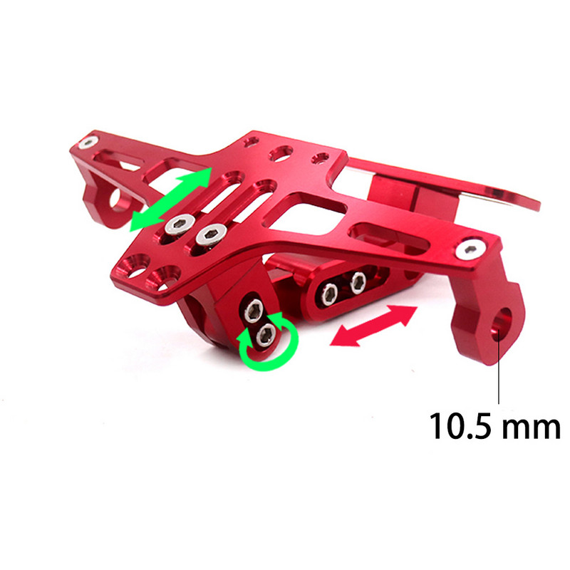 Suport universal pentru plăcuță de înmatriculare din aluminiu pentru motocicletă PENTRU HONDA CB 400F XR 350 CRF 150 PENTRU YAMAHA NMAX 125 SRX 400 TDM 900
